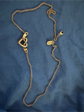 James Avery Silver Heart Knot Necklace